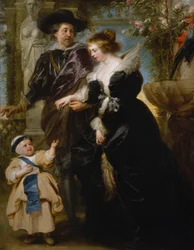 Rubens, sua moglie Helena Fourment e uno dei loro figli